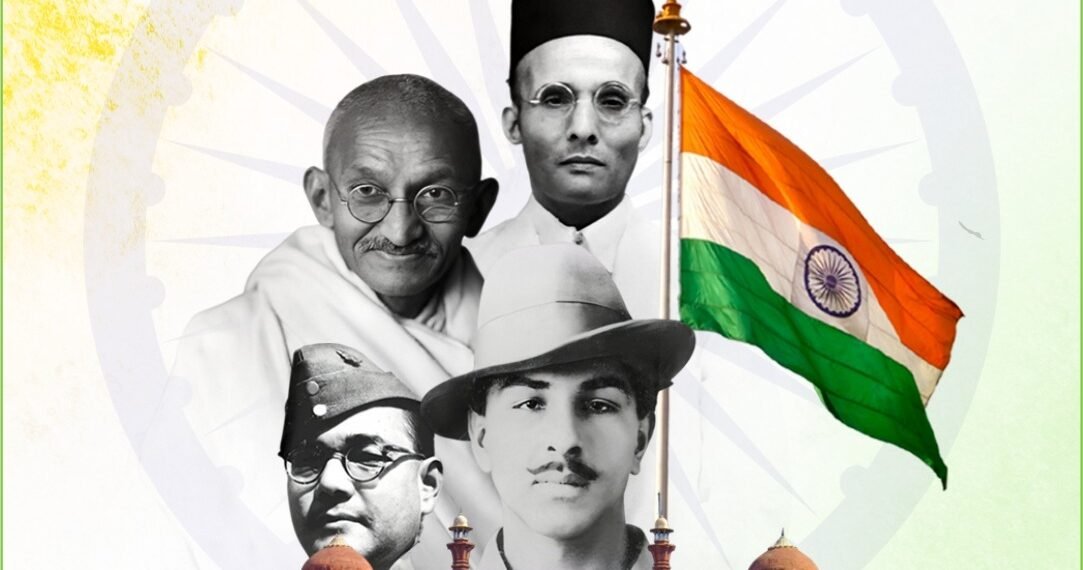 New Bharat: Savarkar Towers Over Bapu, Bhagat Singh and Netaji