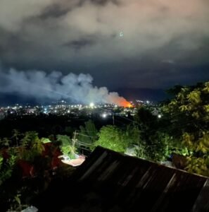 KNO leader House burned