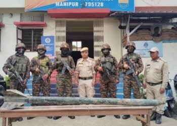Massive 9-Foot Rocket Seized in Manipur’s Churachandpur
