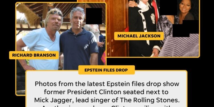 Epstein Files: Who’s Who in the Dark Circle of Power & Secrets