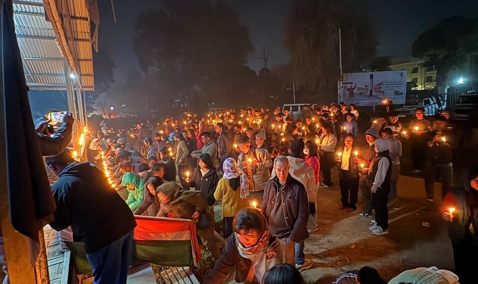 Tears, Candles, and Memory: Manipur Hills Mourn Kuki-Zo Assault Victim