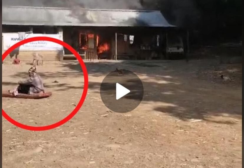 Manipur: Naga Armed Grousp Set Fire toi Kuki-Zo Village