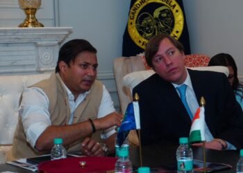 His Royal Highness Prince Louis of Luxembourg Visits Gandhi Mandela Foundation Headquarters, New Delhi