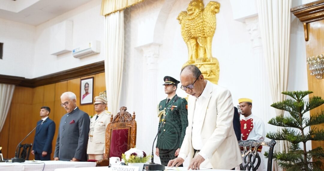Manipur Swears in New Govt as Three Kuki-Zo MLAs Defy Boycott, Trigger Unrest