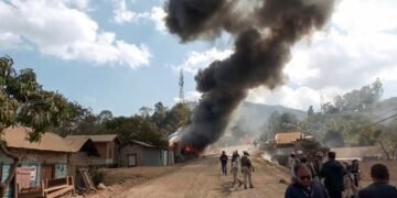 Forces Watch as Houses Burn, Manipur Extends Internet Ban