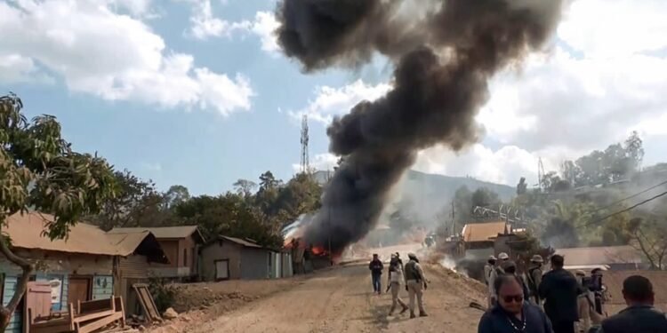 Forces Watch as Houses Burn, Manipur Extends Internet Ban