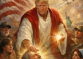 Trump as jesus