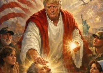 Trump as jesus