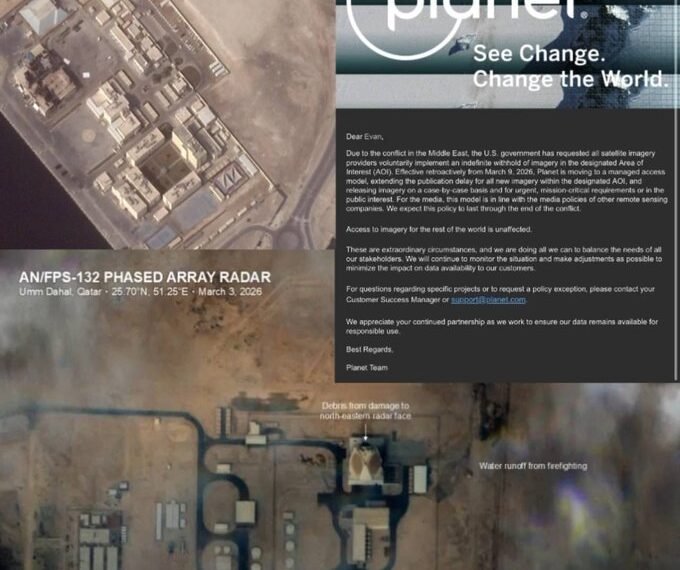 Concealing War Damage? US Curbs Iran War Satellite Imagery