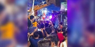 Post-Poll Anarchy in Bengal: Bulldozer Assault on TMC Office