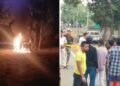 BJP leader Burnt Alive