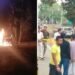 BJP leader Burnt Alive