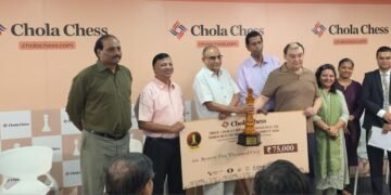 GM Aleksej Aleksandrov Wins First Chola Chess International IM Norm Round Robin Tournament 2026 - Power Corridors