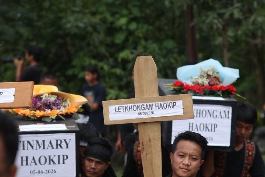 Manipur: In a Massive Coffin Rally, Thousands Escort Kuki-Zo Victims to Final Resting Place