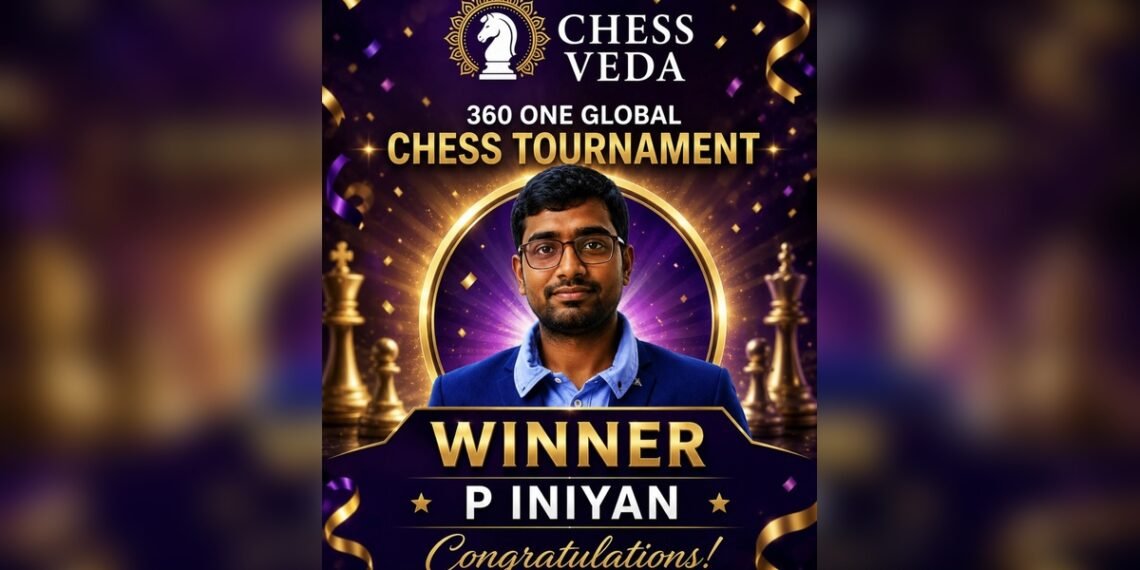 GM P. Iniyan Triumphs at 360 ONE Global Chess Festival 2026 Masters Title - Power Corridors