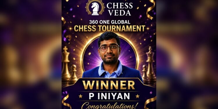 GM P. Iniyan Triumphs at 360 ONE Global Chess Festival 2026 Masters Title - Power Corridors