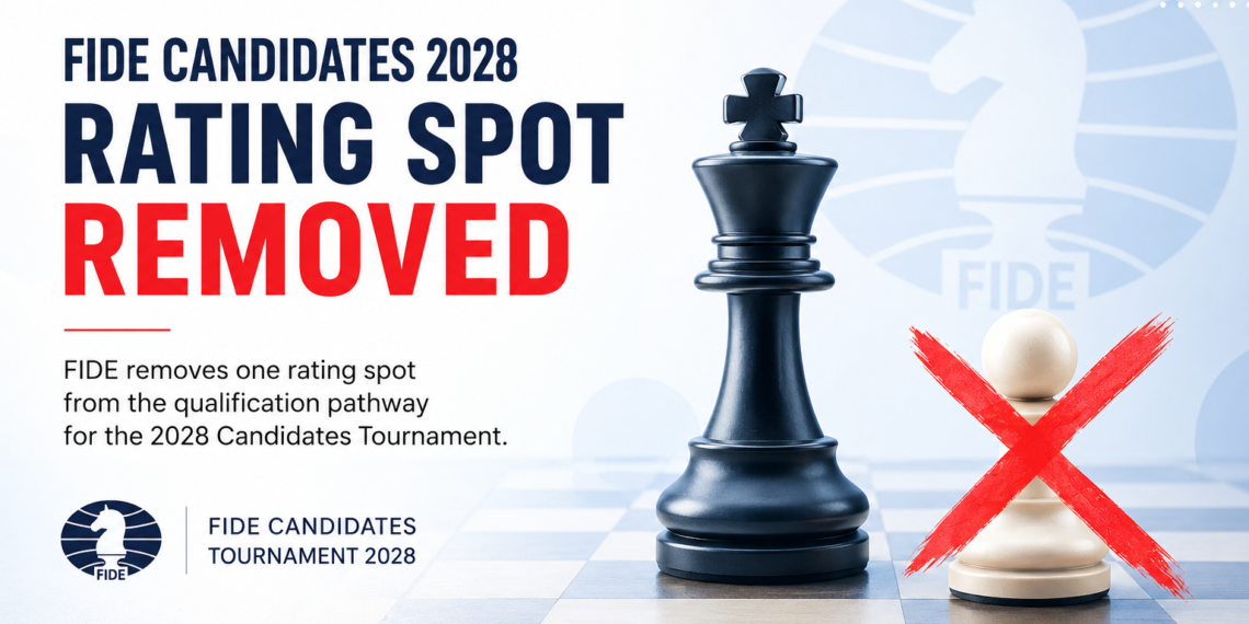 FIDE Overhauls 2028 Candidates Qualification: Rating Spot Removed in Major Reform - Power Corridors