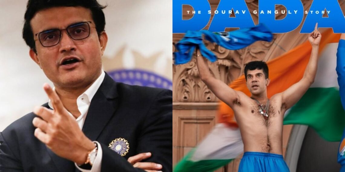 Rajkummar Rao's First Look as Sourav Ganguly in Dada Divides Internet; What Fans Say? - Power Corridors