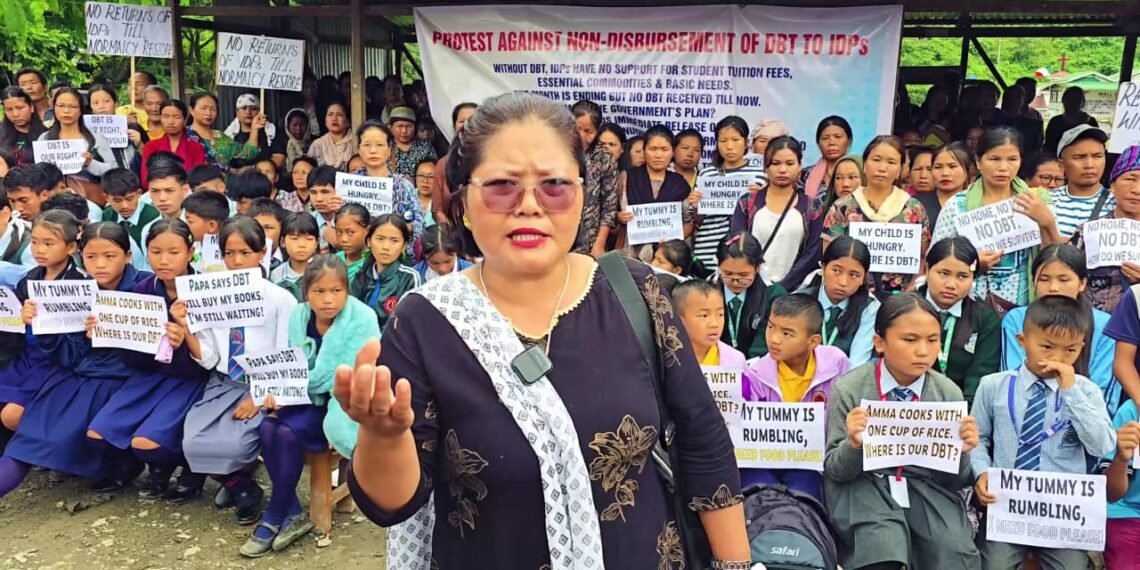 ‘Left Starving’: Displaced Kuki-Zos Hold Dharna, Seek Relief