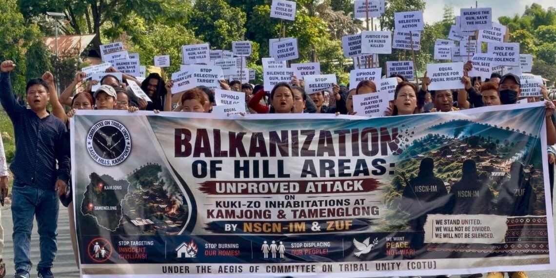 Kuki-Zo protest