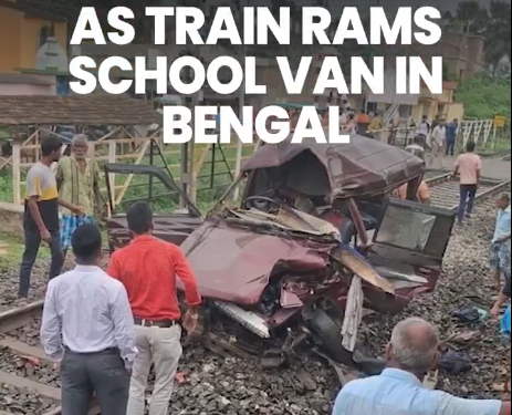 Murshidabad Train Accident: 3 School Students Among 4 Dead After Passenger Train Hits School Van at Railway Crossing - Power Corridors