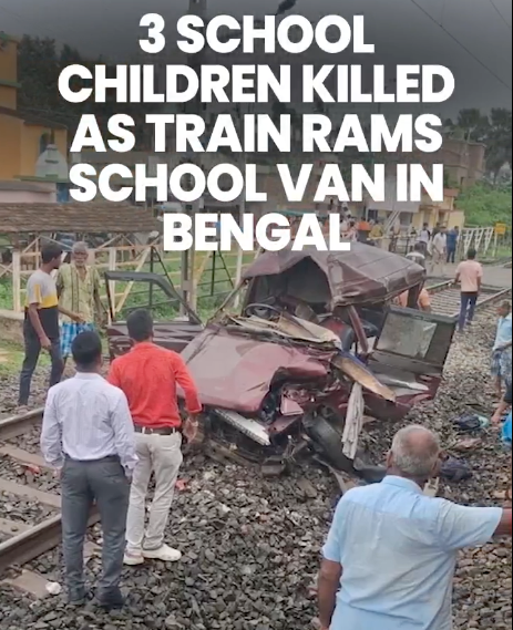 Murshidabad Train Accident: 3 School Students Among 4 Dead After Passenger Train Hits School Van at Railway Crossing - Power Corridors