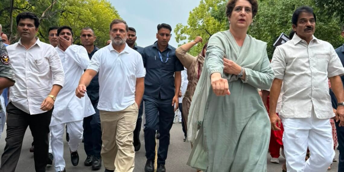 Rahul Gandhi Leads Congress Protest Outside PM Modi's Residence Over NEET Paper Leak; Union Minister Jitendra Singh Holds Talks - Power Corridors