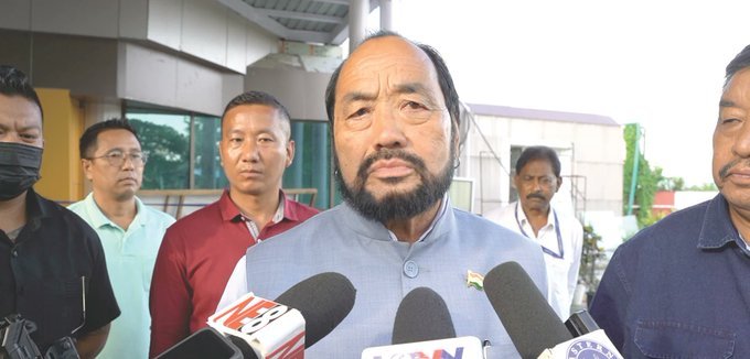 BJP leader and nagaland Home Minister Yanthungo Patton