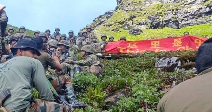 India, China
